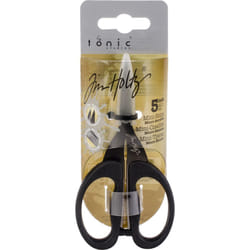 Tim Holtz Non-Stick Micro Serrated Mini Snips 5"-