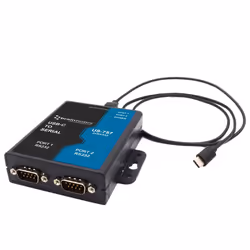 Brainboxes US-757 cable gender changer RS232 USB-C Black, Blue - Additional view 3