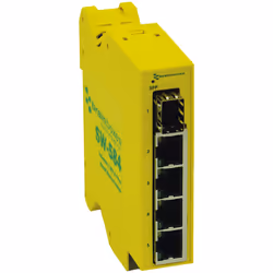 Brainboxes SW-584 Industrial 1 SFP & 4 Port Gigabit Ethernet Switch