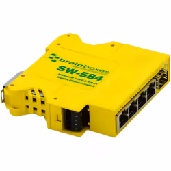 Brainboxes SW-584 Industrial 1 SFP & 4 Port Gigabit Ethernet Switch