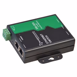 Brainboxes SW-005 network switch Unmanaged Fast Ethernet (10/100) Black, Green - Additional view 4