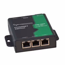 Brainboxes SW-005 network switch Unmanaged Fast Ethernet (10/100) Black, Green - Additional view 5