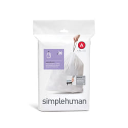 simplehuman CW0160 trash bag 4.5 L White 30 pc(s)