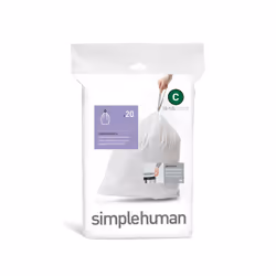 simplehuman CW0162, 10 L, White, 20 pc(s)