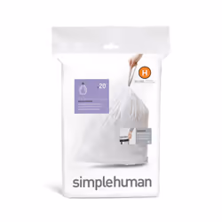 simplehuman CW0168, 30 L, White, 20 pc(s)