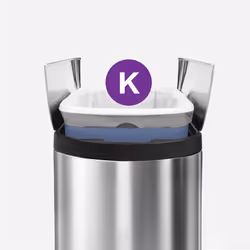simplehuman Code K Custom Fit Drawstring Trash Bags in Dispenser Packs  20 Count  35-45 Liter / 9-12 Gallon  White