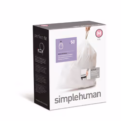simplehuman CW0179 trash bag 45 L White 50 pc(s)