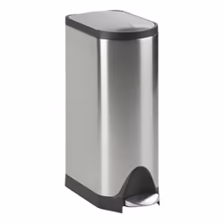 Vepa Bins VB 005683, 30 L, Rectangular, Stainless steel, Pedal, 265 mm, 450 mm