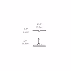 simplehuman Foldaway Squeegee  Stainless Steel