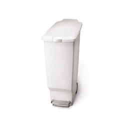 simplehuman CW1362 trash can 40 L Rectangular Plastic White