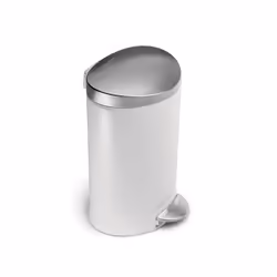 simplehuman CW1835CB 6 L Other Stainless steel Stainless steel, White