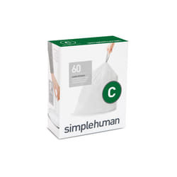 simplehuman CW0252 trash bag 12 L White 60 pc(s)