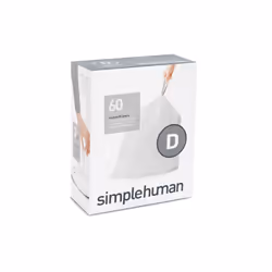 simplehuman CW0254, 20 L, White, Plastic, 708 mm, 401 mm, 60 pc(s)