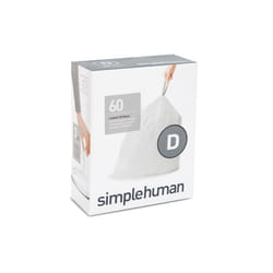 simplehuman CW0254 trash bag 20 L White 60 pc(s)
