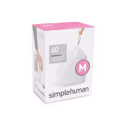 simplehuman CW0261, 45 L, White, Plastic, 779 mm, 553 mm, 60 pc(s)