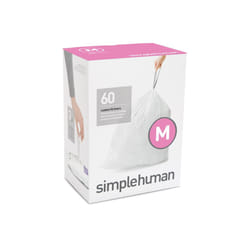 simplehuman CW0261 trash bag 45 L White 60 pc(s)
