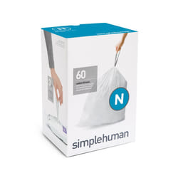 simplehuman CW0262 trash bag 50 L White 60 pc(s)