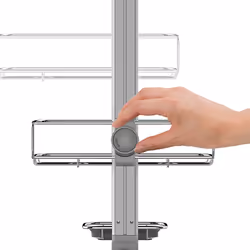 simplehuman BT1098 shower basket/caddy Aluminium, Stainless steel Wall-mounted Shower caddy