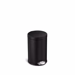 simplehuman CW2091 trash can 4.5 L Round Steel Black