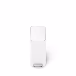 simplehuman slim step can 5 L Rectangular Stainless steel White