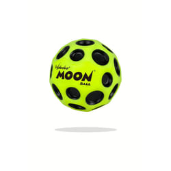 Waboba Moon Ball - Super High Bouncing Ball - Neon Coloured Indoor and Outdoor Ball Ages - Make Pop Sounds - Easy to Grip, Yellow - (65 mm