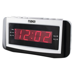 Naxa NRC-171 radio Clock Black, White