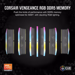 Corsair Vengeance RGB CMH32GX5M2B5200Z40K memory module 32 GB 2 x 16 GB DDR5 5200 MHz - Additional view 7