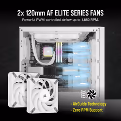 Corsair H100I Elite Processor All-in-one liquid cooler 12 cm White 1 pc(s) - Additional view 8