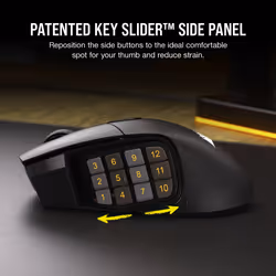 Corsair SCIMITAR ELITE WIRELESS mouse Gaming Right-hand RF Wireless + Bluetooth + USB Type-C Optical 26000 DPI - Additional view 8