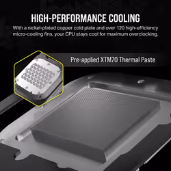 Corsair iCUE XC7 RGB ELITE LCD Water block - Additional view 3