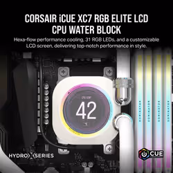 Corsair iCUE XC7 RGB ELITE LCD Water block - Additional view 6