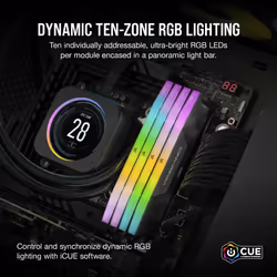 Corsair Vengeance RGB CMH32GX5M2B6400C32 memory module 32 GB 2 x 16 GB DDR5 6400 MHz - Additional view 7