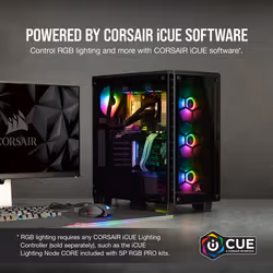 Corsair CO-9050096-WW computer cooling system Computer case Fan 14 cm Black, Grey - Additional view 4