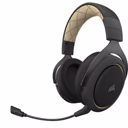 Corsair HS70 PRO WIRELESS, Wireless, Gaming, 20 - 20000 Hz, 330 g, Headset, Black, Cream