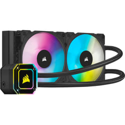 Corsair ICue H100i Elite Processor All-in-one liquid cooler 12 cm Black