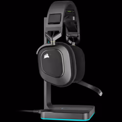 Corsair HS80 RGB Headset Wireless Head-band Gaming Black - Additional view 4