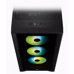 Corsair iCUE 4000X RGB Midi Tower Black - Additional view 4