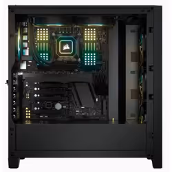 Corsair iCUE 4000X RGB Midi Tower Black - Additional view 5