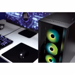 Corsair iCUE 4000X RGB Midi Tower Black - Additional view 6