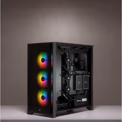 Corsair iCUE 4000X RGB Midi Tower Black - Additional view 8