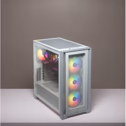Corsair iCUE 4000X RGB Midi Tower White - Additional view 4