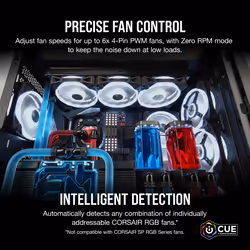 Corsair iCUE Commander Core XT fan speed controller 6 channels Black - Additional view 8