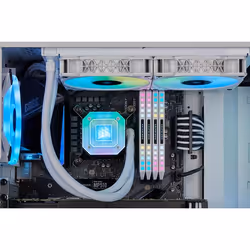 Corsair iCUE H100i ELITE CAPELLIX Processor All-in-one liquid cooler 12 cm White