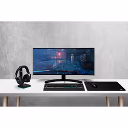 Corsair K55 RGB PRO keyboard Gaming USB AZERTY French Black - Additional view 3