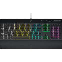 K55 RGB PRO Membrane Wired Gaming Keyboard â IP42 Dust and Spill-Resistant â 6 Macro Keys with Elgato Integration â iCUE Compatible â QWERTY