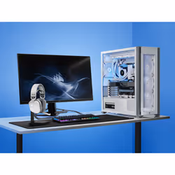 Corsair HS80 RGB Headset over-ear gaming wireless White - Additional view 5