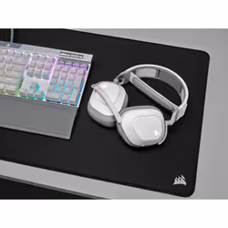 Corsair HS80 RGB Headset over-ear gaming wireless White - Additional view 8