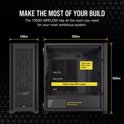 Corsair 7000D Airflow Full Tower Black - Additional view 4