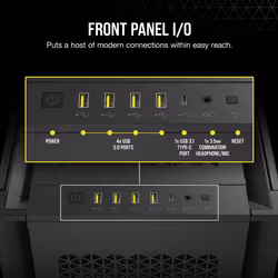 Corsair 7000D Airflow Full Tower Black - Additional view 5