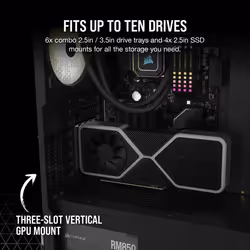 Corsair 7000D Airflow Full Tower Black - Additional view 7
